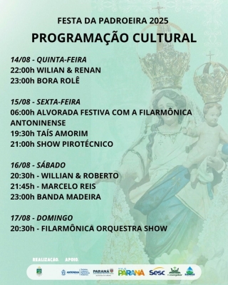  Festa de Nossa Senhora do Pilar 2025 – Confira a Programação Cultural!