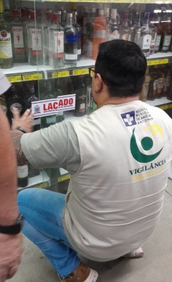 Devido a crise do metanol a Vigilância em Saúde de Antonina intensifica fiscalização em comércios da cidade