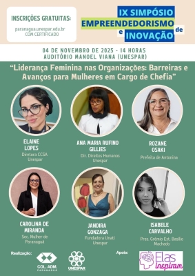 Gestão Municipal de Antonina valorizando a Liderança Feminina com o apoio da UNESPAR