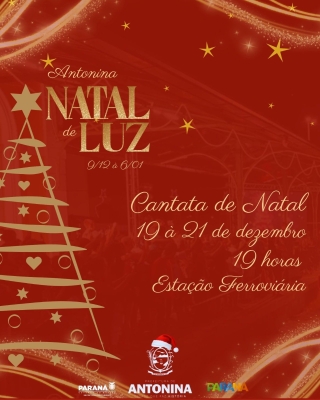 Natal na Estação 2025: Um espetáculo que vai emocionar Antonina!