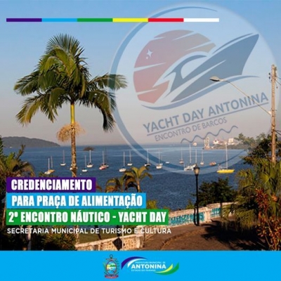 Estão abertas as inscrições para comercialização de alimentos no evento do 2º Yacht Day em Antonina