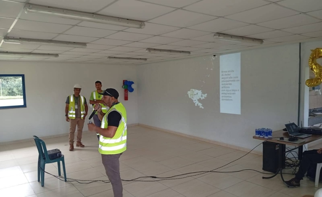 Vigilância Ambiental,participa da SIPAT do Terminal Portuário Ponta do Félix
