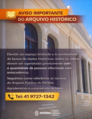 Arquivo Histórico do Município – Agendamento de Visitas