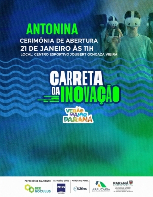 Carreta da Inovação leva tecnologia e aprendizado a Antonina durante o Verão Maior Paraná